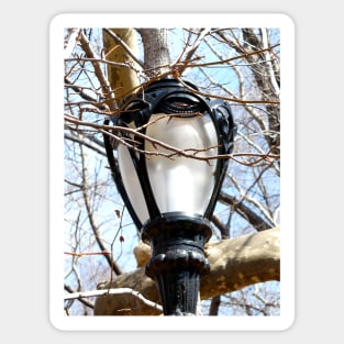 Lamp Post New York Central Park Sticker